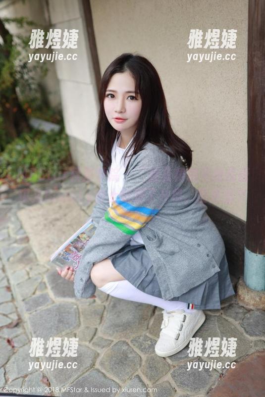 MFStar模范学院-唐琪儿Beauty MFStar模范学院 - “连衣裙的灵魂在唐琪儿Beauty身上得到了升华,图库值个下载!“