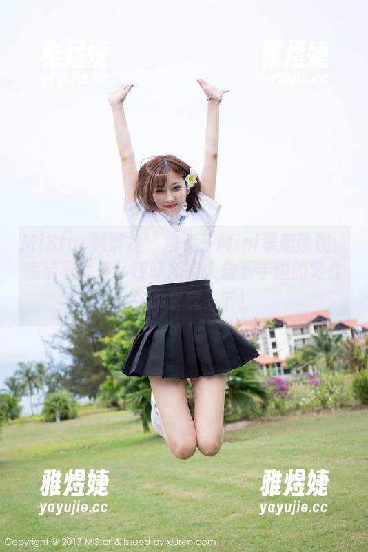 MiStar魅妍社 - 糯美子Mini攀爬瑜伽：高清写真集，呼吁所有人放下手边的零食，先来研究一下！