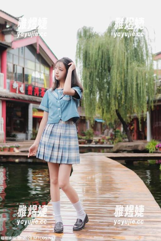 喵糖映画 - 看！这蚊子说话了！蠢沫沫私拍学姐，原图照样撩！