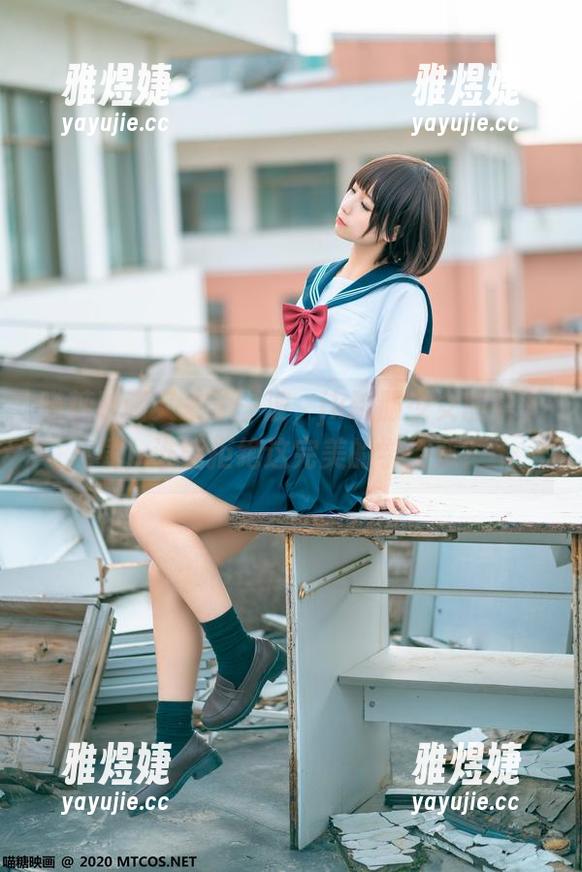 喵糖映画又来了一波，jk制服少女图集下载，谁能拒绝这完美的学生感？