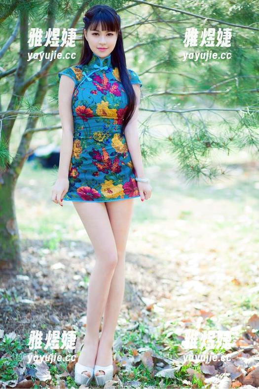 推女郎 - 林萌萌：最新选手白色挑战原图，差点让我以为她是雪女！