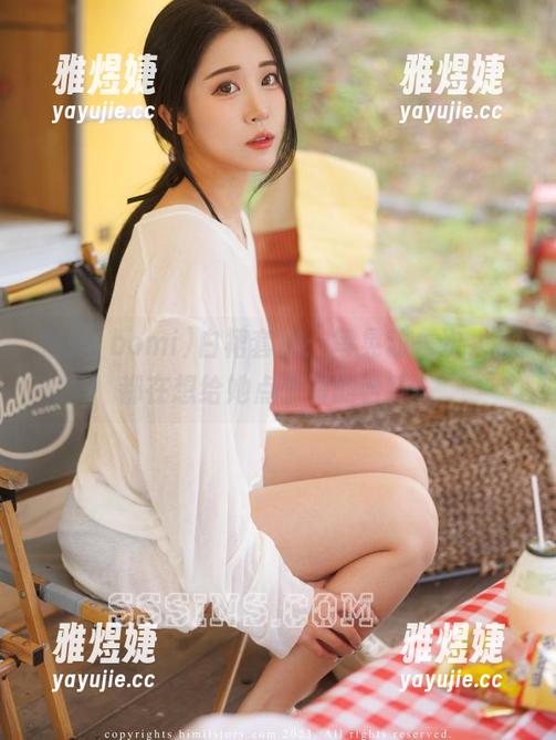 普美(bomi)白裙套图：每晃动一次，我都在想给她点个赞的合辑！
