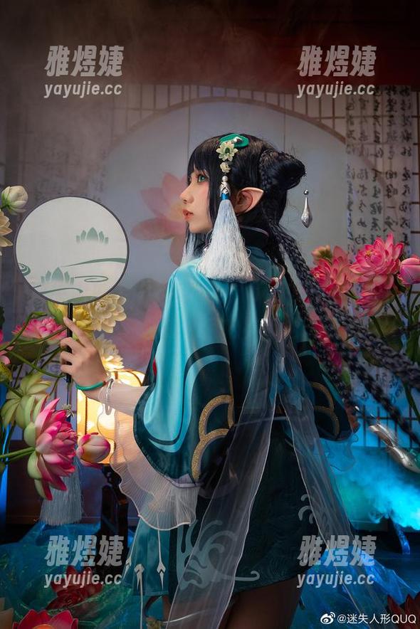 迷失人形QUQ用鲟（比叡）演绎了什么叫摄影资源的“轻松与自由”。